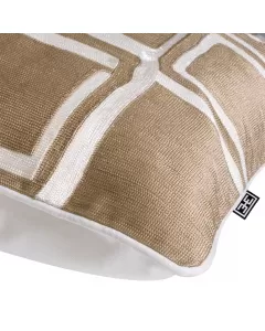 Ribeira White and Beige Cushion