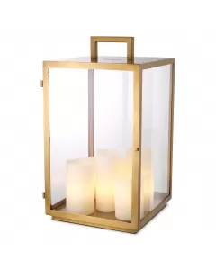 Debonair Antique Brass Table Lamp