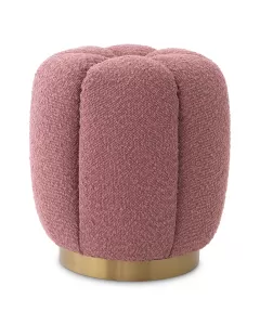 Orchanic Boucle Rose Stool