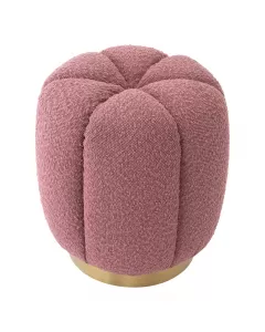 Orchanic Boucle Rose Stool