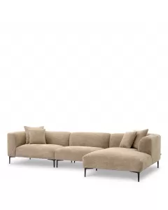 Firenze Lyssa Sand Sofa with Chaise