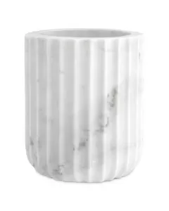 Nava White Marble Vase