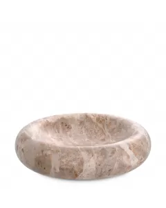 Lizz Small Brown Marble Bowl