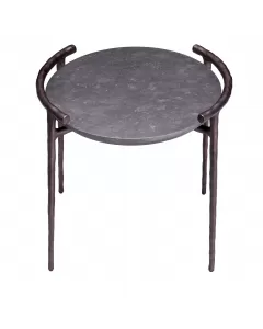 Arca Grey Marble Side Table