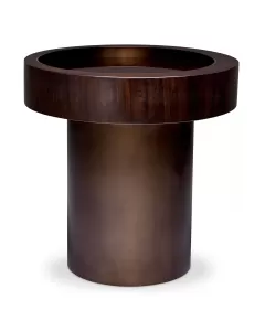 Otus Eucalyptus & Bronze Round Side Table