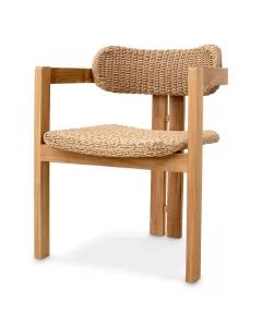 Donato Natural Teak Outdoor Dining Chair 