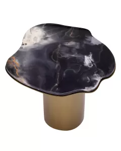 Shapiro Black Marble Side Table