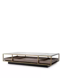 Roxton Brushed Brass Coffee Table