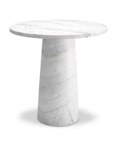 Terry White Marble Side Table