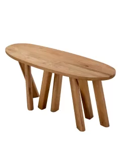 Bayshore Oak Wood Console Table 