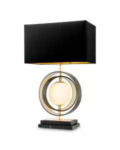 Pearl Bronze Highlight & Alabaster Table Lamp