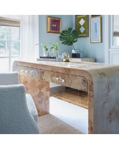 Petra Burl Wood Desk