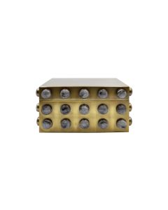 Alba Small Rectangle Brass Box