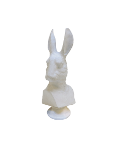 Animal Bust No. 1 Fiver White