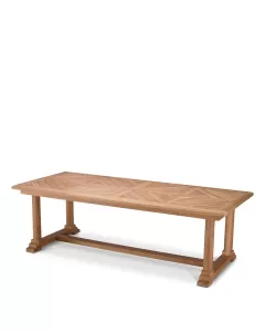 Bell Rive Natural Teak Outdoor Dining Table 