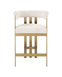 Clubhouse Counter Stool Boucle Cream