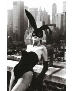 Elsa Peretti in Halston Bunny Costume, New York, 1975