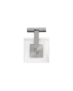 Jonah Square Acrylic Pull With Nickel 