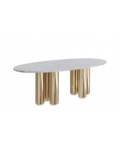 Moon Oval Outdoor Dining Table