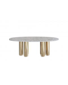 Moon Oval Outdoor Dining Table
