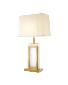 Murray Brass & Alabaster Table Lamp