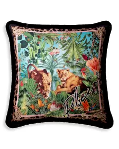 Philipp Plein Exotic Silk Cushion 70 x 70