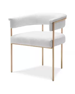 Philipp Plein White Monogram Dining Chair
