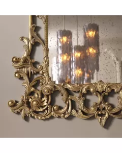 Rococo Antique Gold Mirror 
