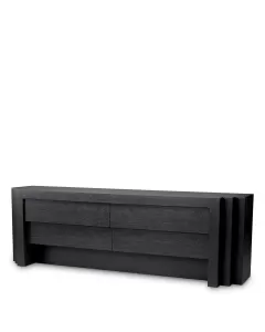 Metropolitan Charcoal Grey Large Dresser 
