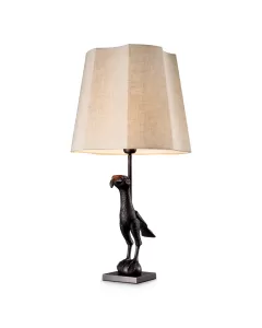 Falcon Copper Bronze Table Lamp 