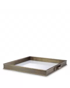 Trouvaille Large Vintage Brass Tray 