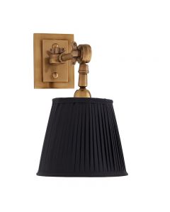 EICHHOLTZ WENTWORTH WALL LAMP SINGLE/BLK
