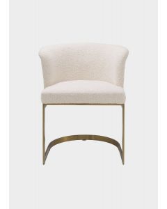 Bofinger Boucle Cream Dining Chair