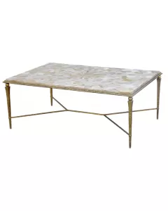 Yves Coffee Table Antique Gold or Antique Silver