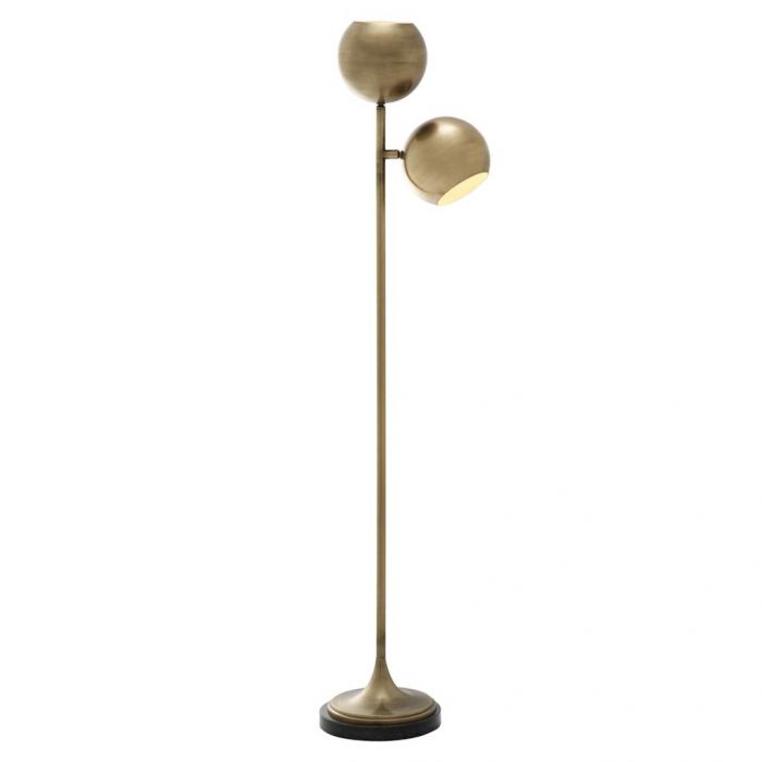 Compton Antique Brass Floor Lamp Now, Uplight Floor Lamp Australia