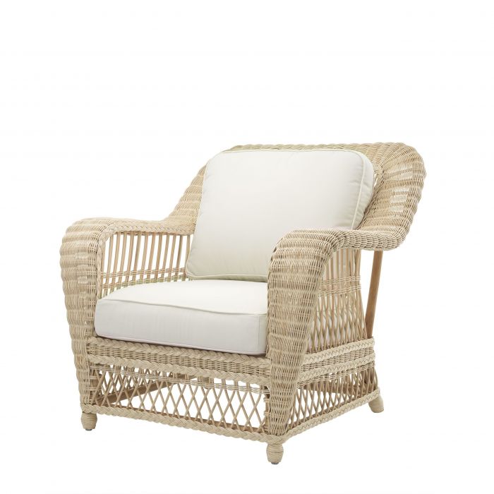 Barbados Natural Rattan Armchair Now, Wicker Arm Chair